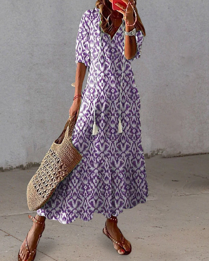 Michaela - Robe Boho avec Couverture du Ventre Henri Lyon