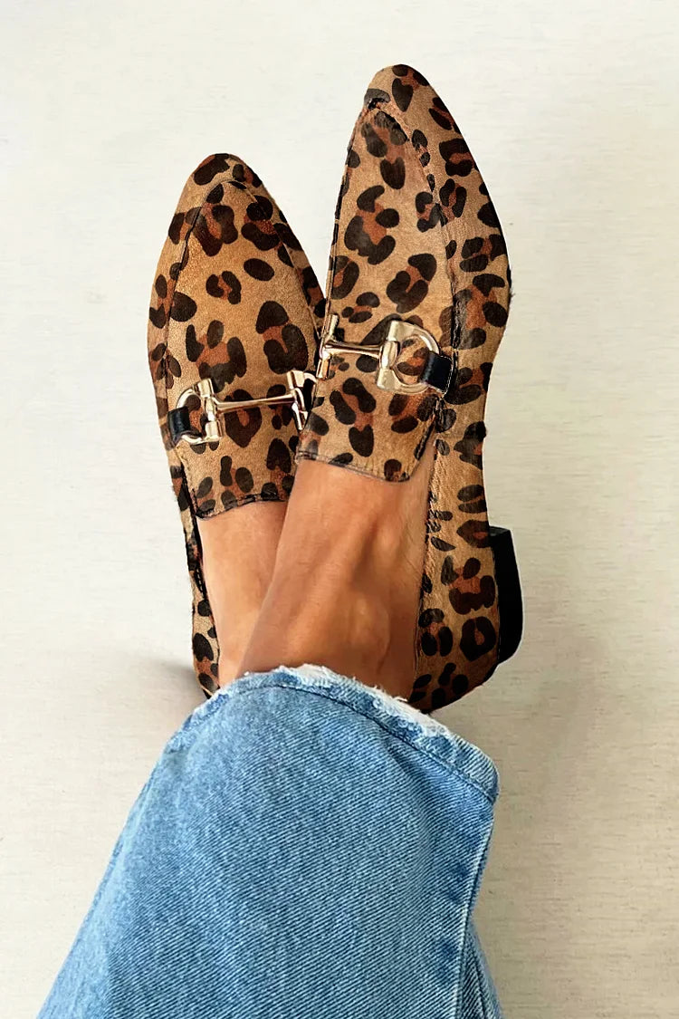 Gia - Mocassins Élégants Léopard Henri Lyon