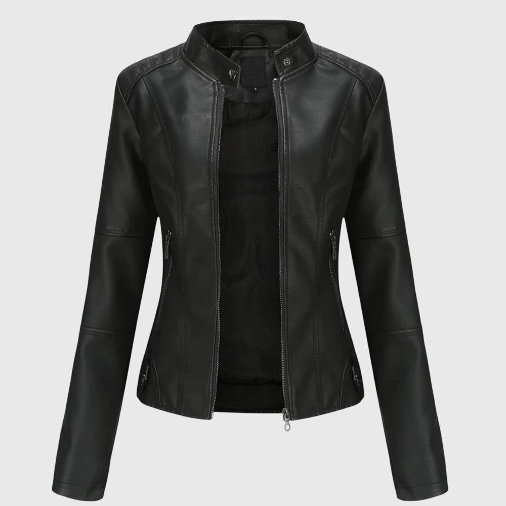 Giorgina™ - Veste en Cuir Élégante pour Femmes Henri Lyon