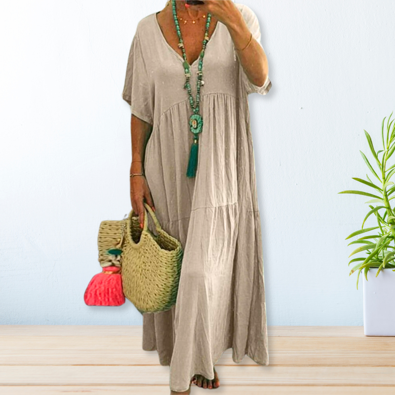 Maelis | Robe en Coton Lin Henri Lyon
