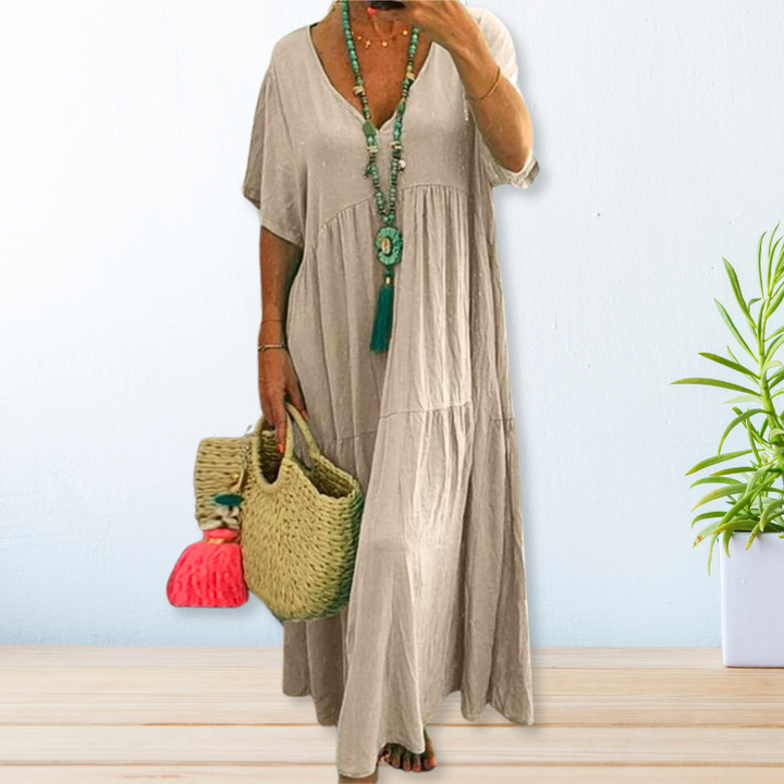 Maelis | Robe en Coton Lin Henri Lyon
