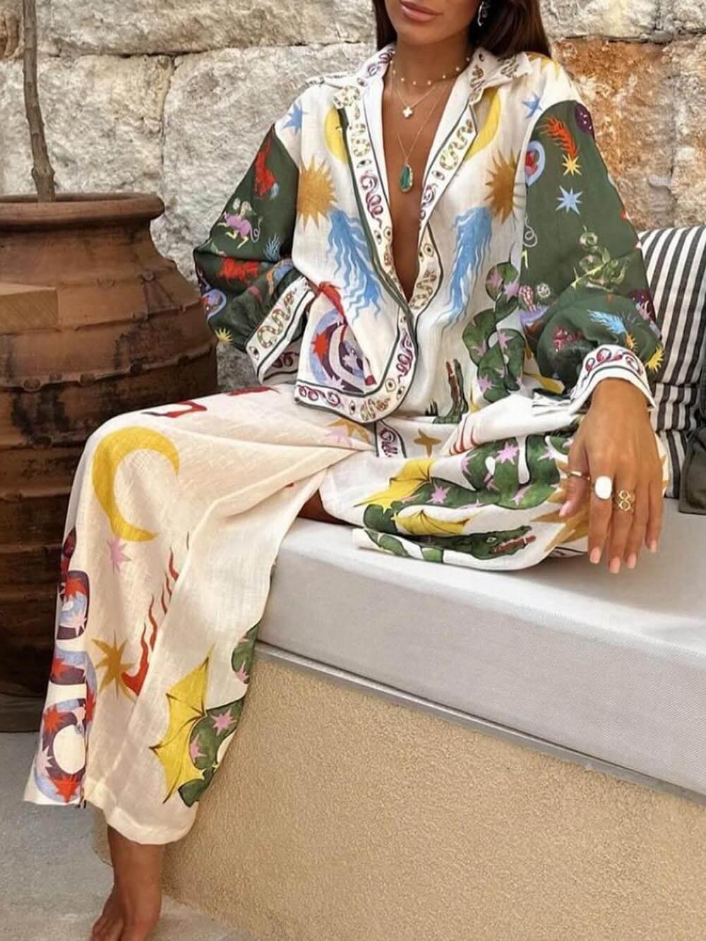 Jose | Ensemble à Manches Longues & Pantalons à Taille Élastique Henri Lyon