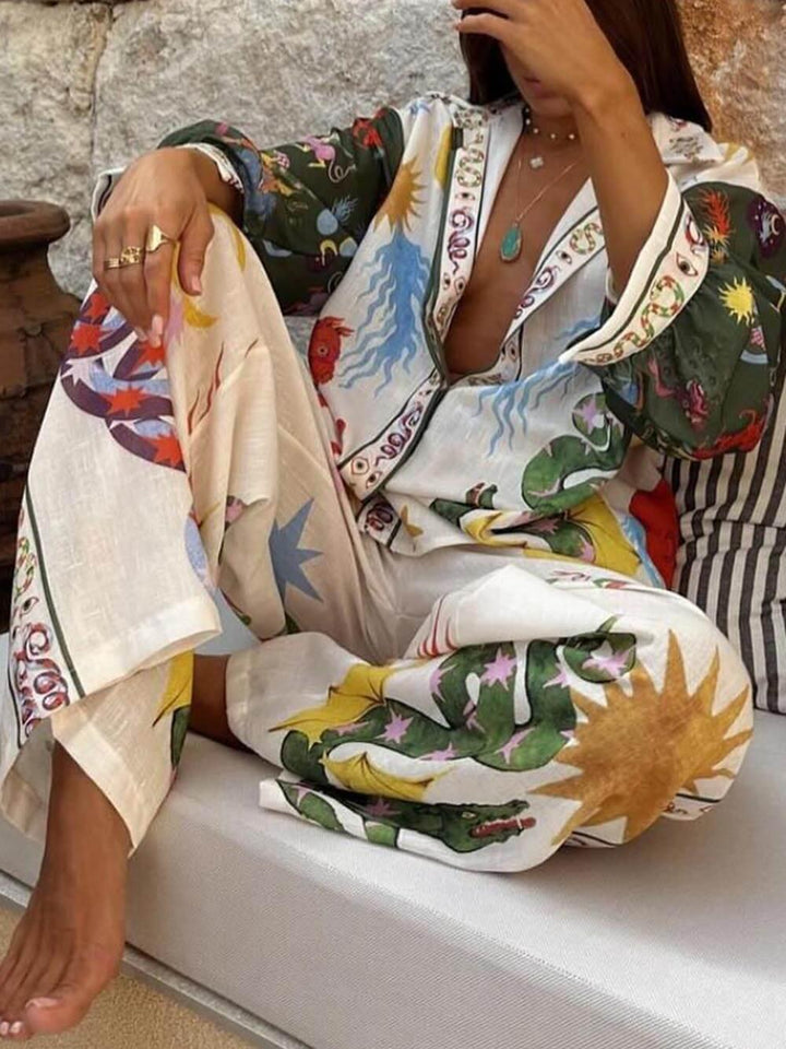 Jose | Ensemble à Manches Longues & Pantalons à Taille Élastique Henri Lyon