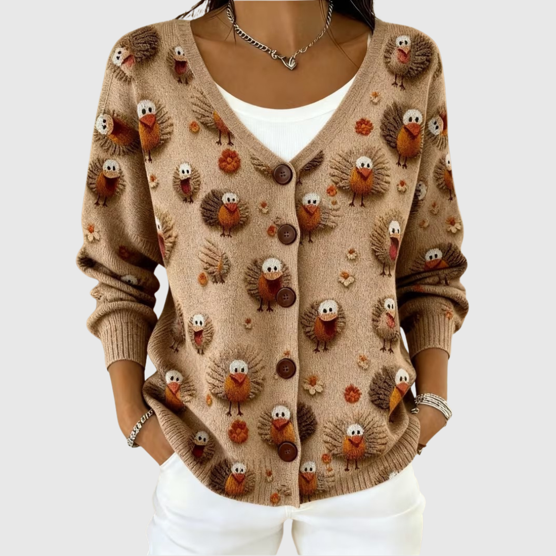Cardigan en Maille Confortable Boutonné Henri Lyon