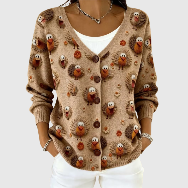 Cardigan en Maille Confortable Boutonné Henri Lyon