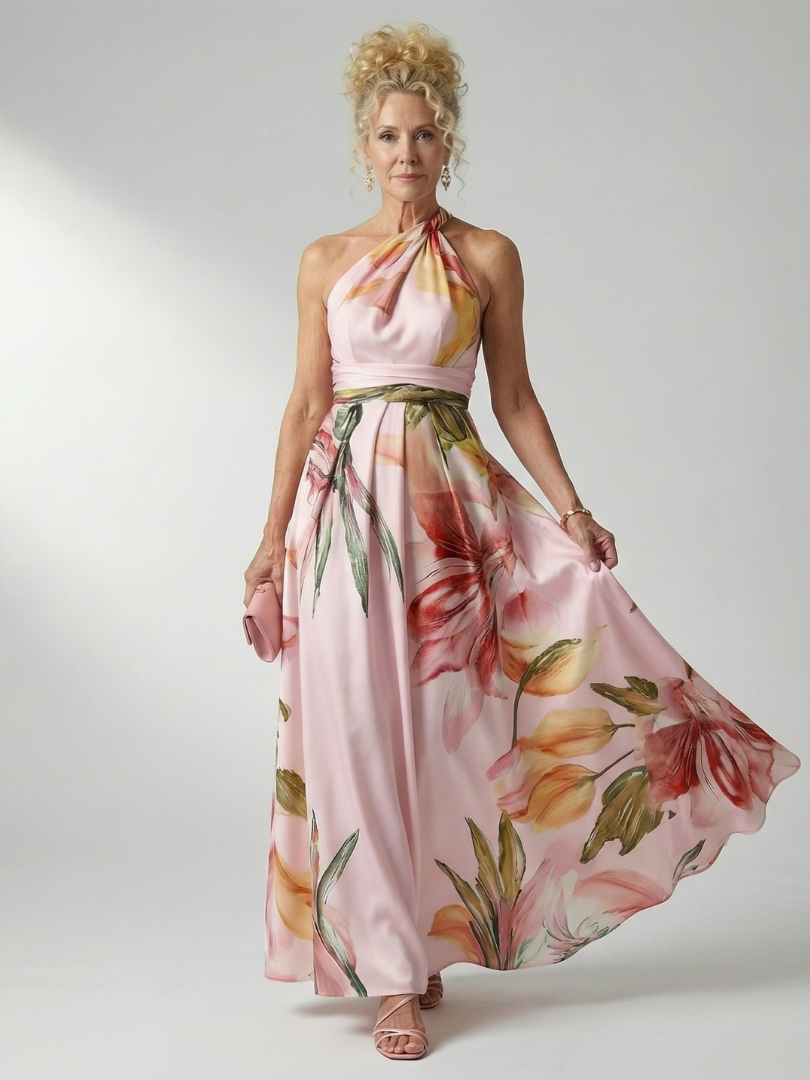 Amiel - Robe Maxi Fleurie Légère Henri Lyon