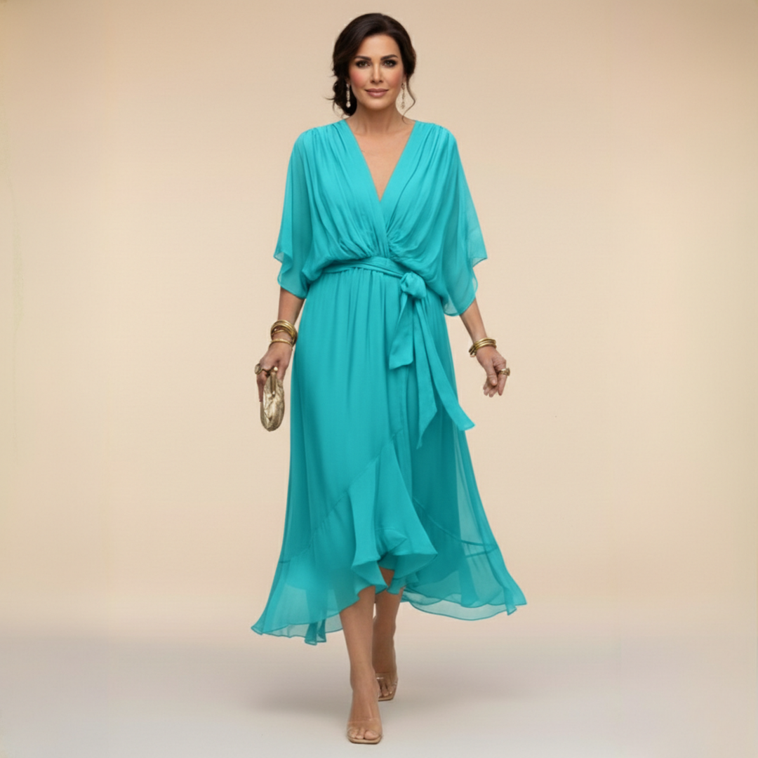 Marta | Robe légère et transparente avec décolleté en V Henri Lyon