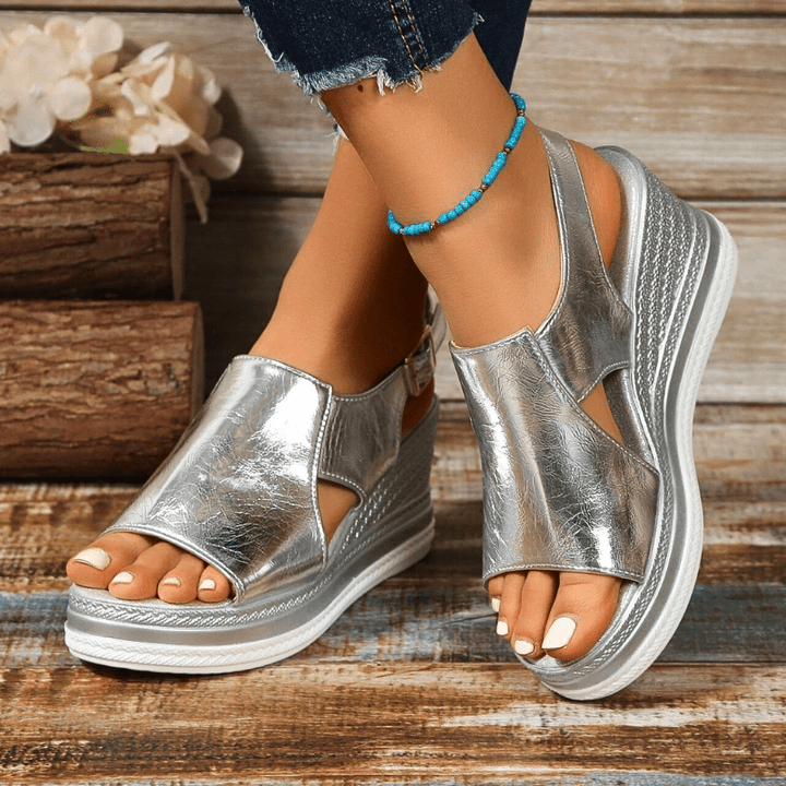 Baylie - Sandales Stylées Métalliques Henri Lyon