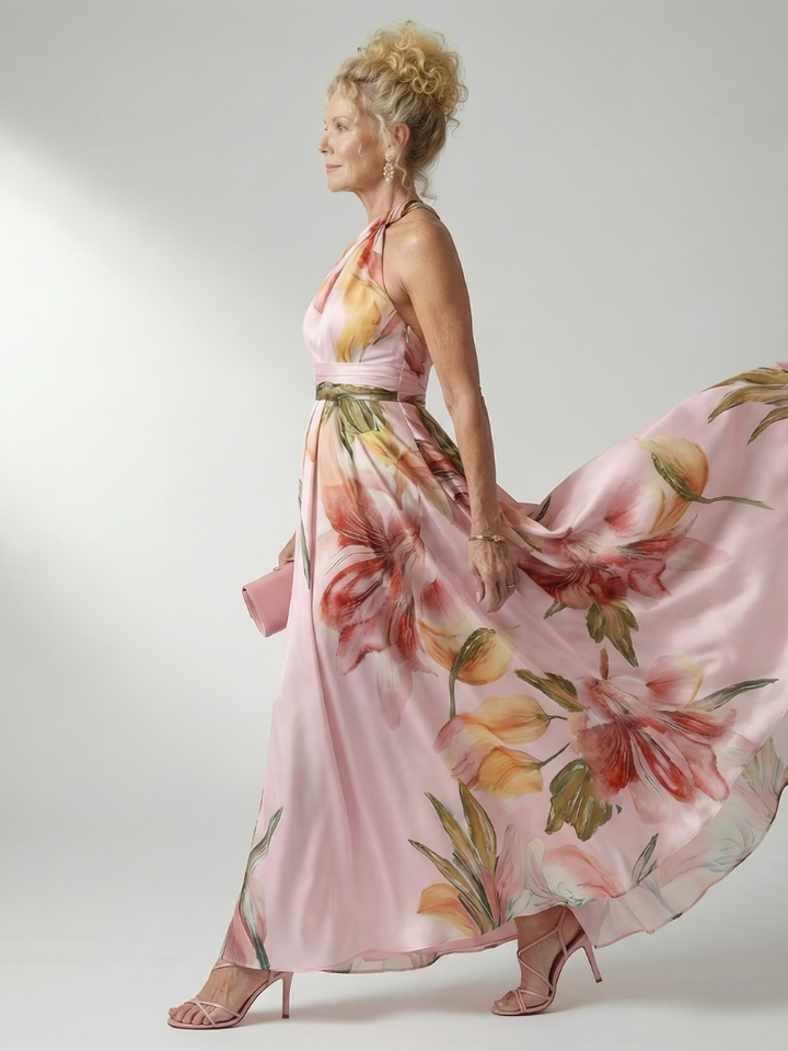 Amiel - Robe Maxi Fleurie Légère Henri Lyon