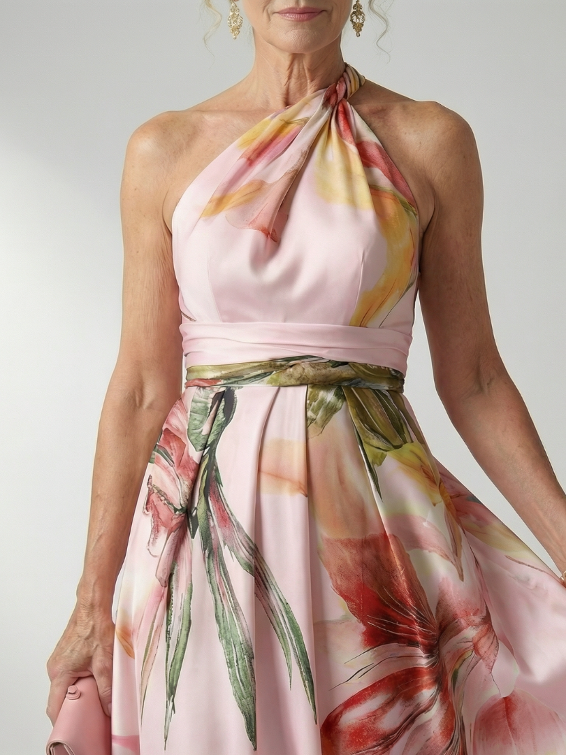 Amiel - Robe Maxi Fleurie Légère Henri Lyon