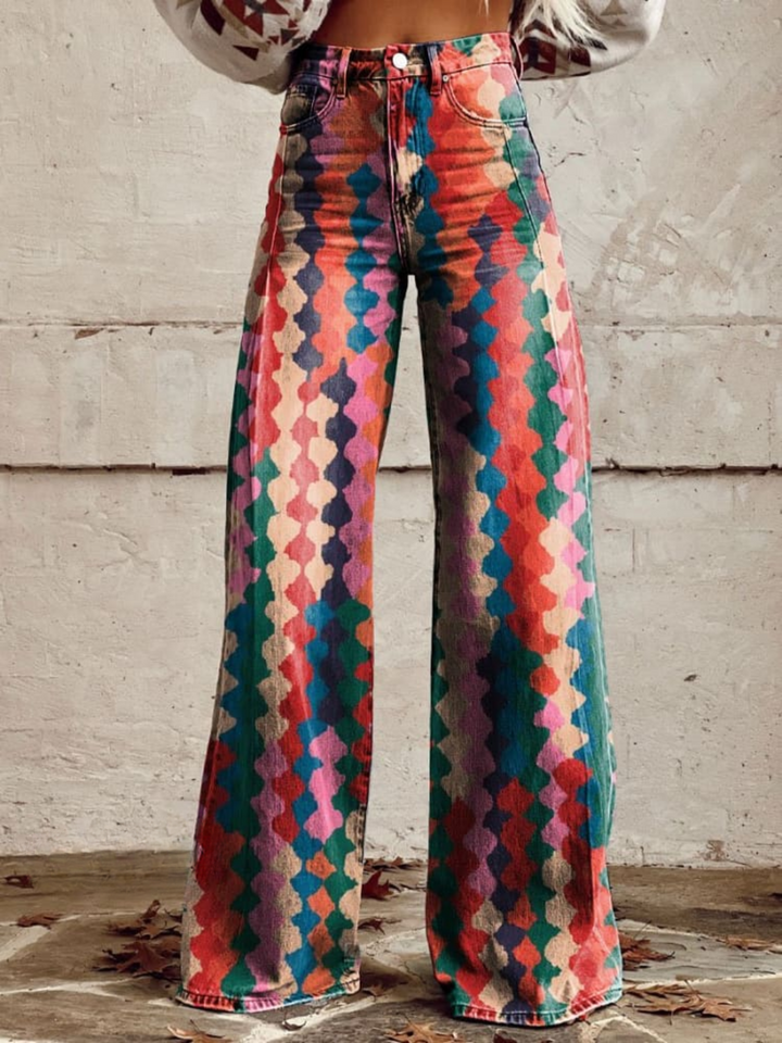 Amélie - Pantalon Bohémien Élégant Henri Lyon