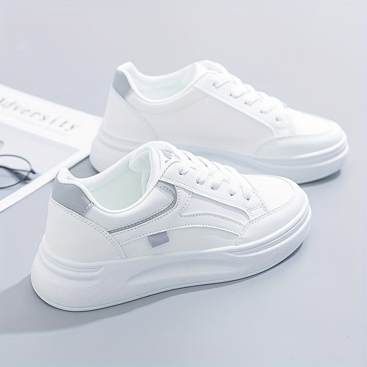 Baskets blanches chic confort léger Henri Lyon