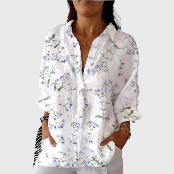 Blouse imprimée légère et colorée Henri Lyon