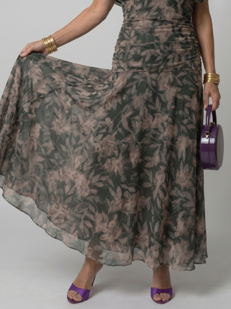 Calen - Robe Midi à Épaules Dégagées Henri Lyon