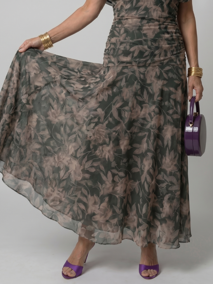Calen - Robe Midi à Épaules Dégagées Henri Lyon