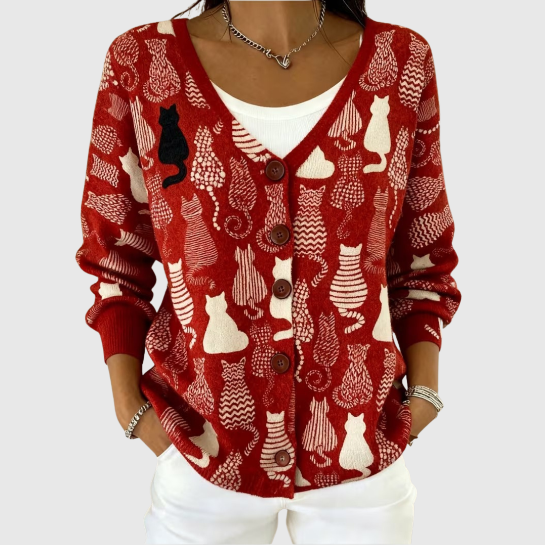 Cardigan en Maille Confortable Boutonné Henri Lyon
