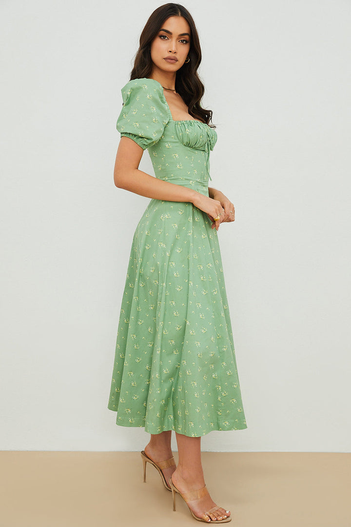 Aviana - Robe à Manches Bouffantes Bloom Henri Lyon