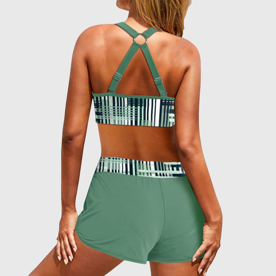 Janelle | Bikini Taille Haute Côtelé Henri Lyon