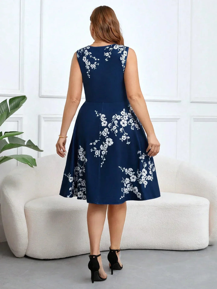 Danica - Robe Fleurie Enveloppante Henri Lyon