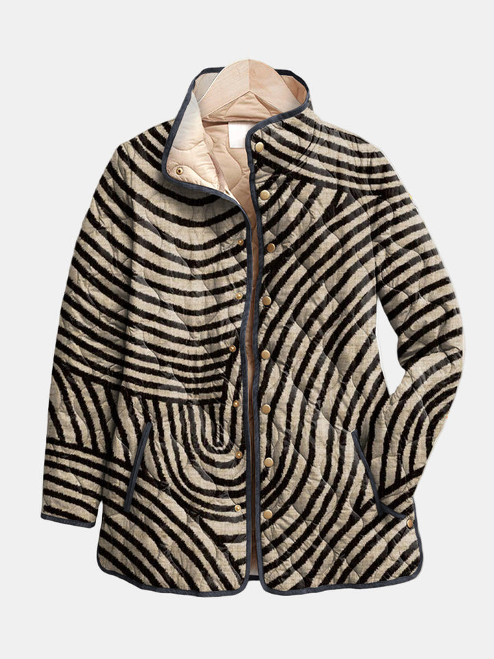 Inaya | Veste matelassée au design rétro dessiné à la main Henri Lyon