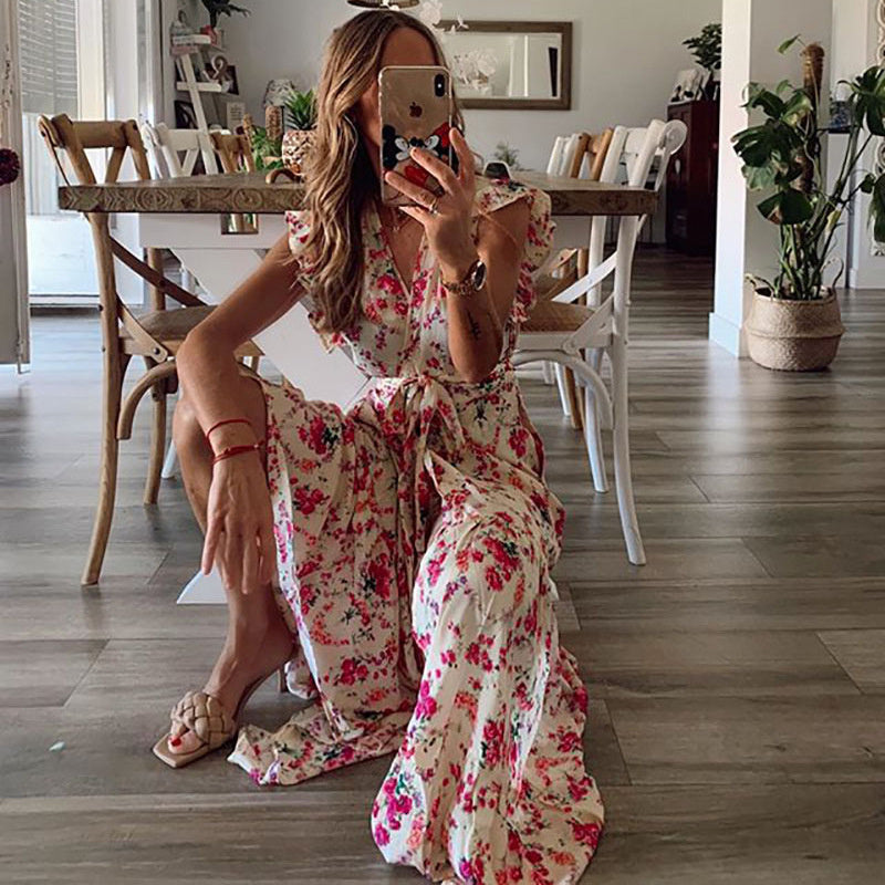 Shera - Robe Maxi Florale Henri Lyon