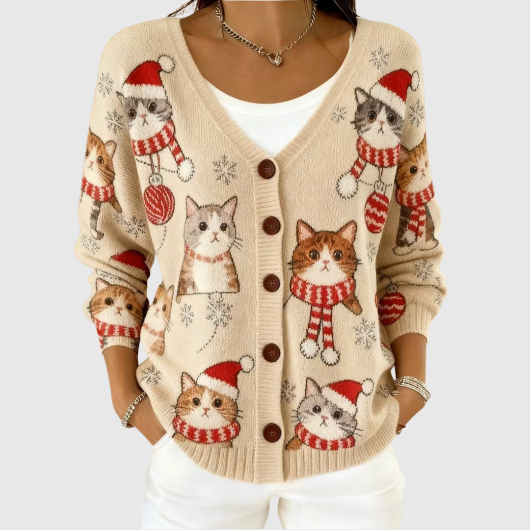 Cardigan en Maille Confortable Boutonné Henri Lyon