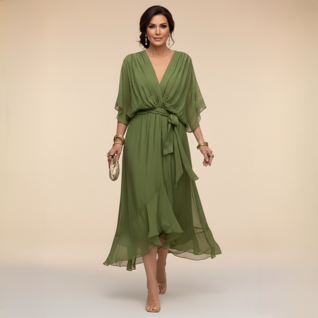 Marta | Robe légère et transparente avec décolleté en V Henri Lyon