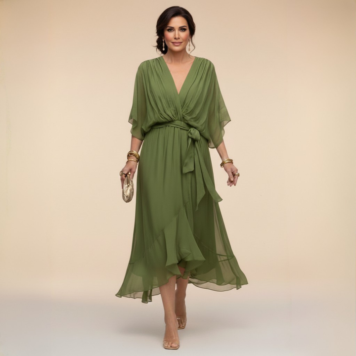 Marta | Robe légère et transparente avec décolleté en V Henri Lyon