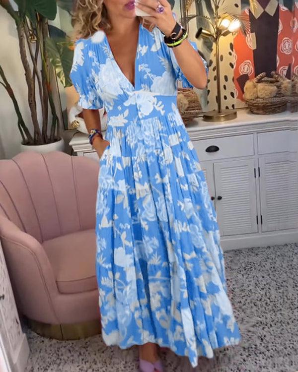 Floriana - Robe Florale Vibrante Henri Lyon