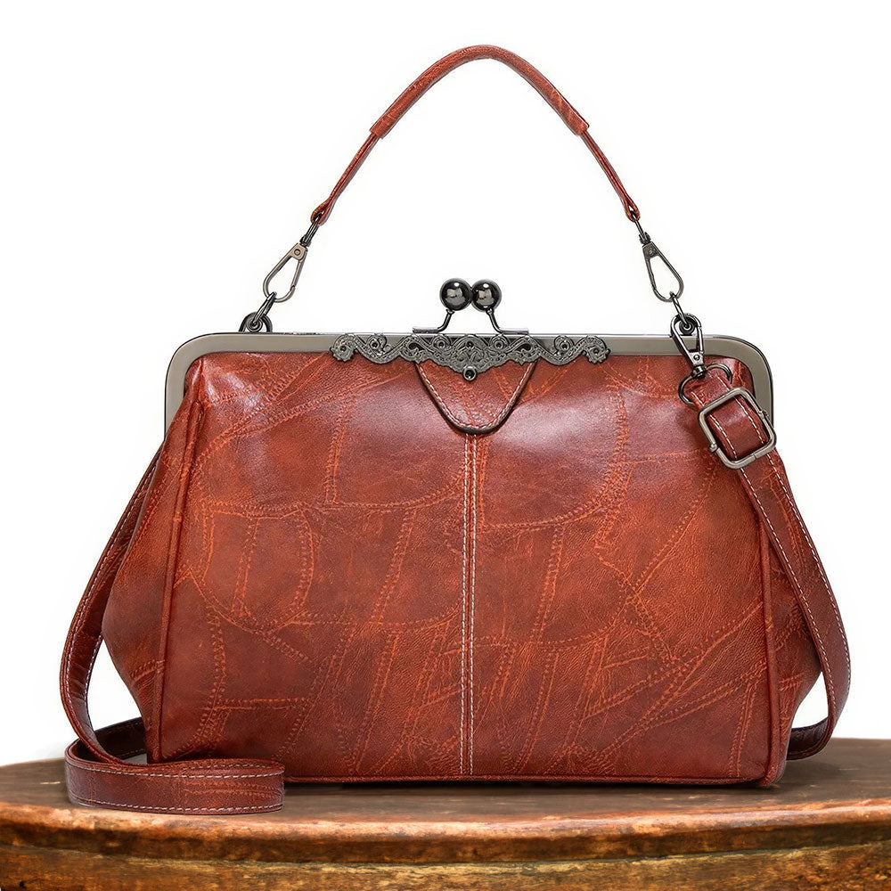 Lily™ | Sac en Cuir Vintage Henri Lyon