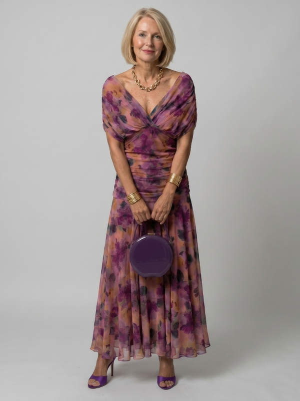 Calen - Robe Midi à Épaules Dégagées Henri Lyon