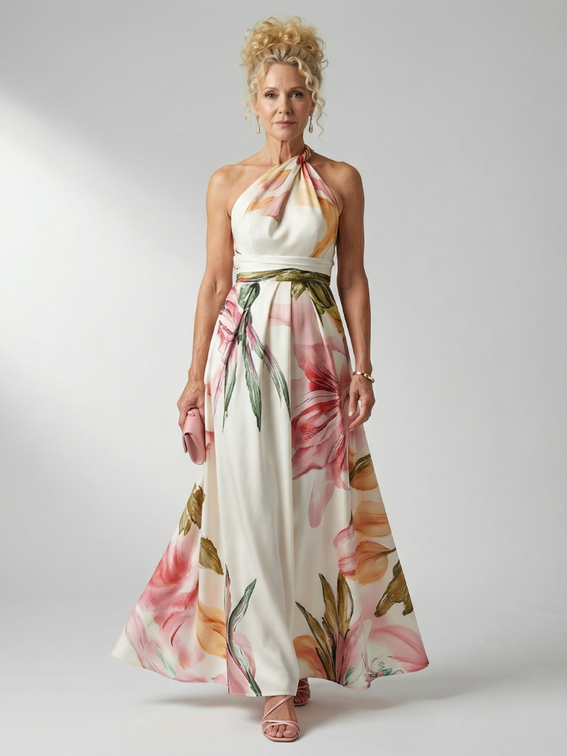 Amiel - Robe Maxi Fleurie Légère Henri Lyon