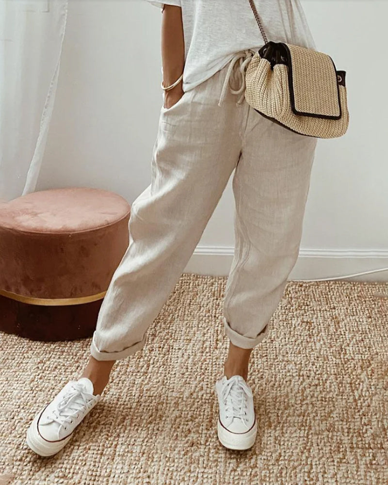 Pantalon Fluide Confort Élégant Henri Lyon