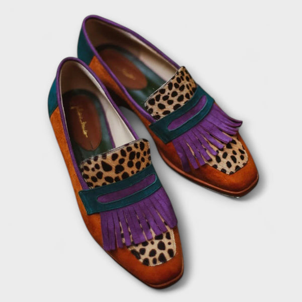 Fallon™ | Mocassin Marron Léopard Henri Lyon