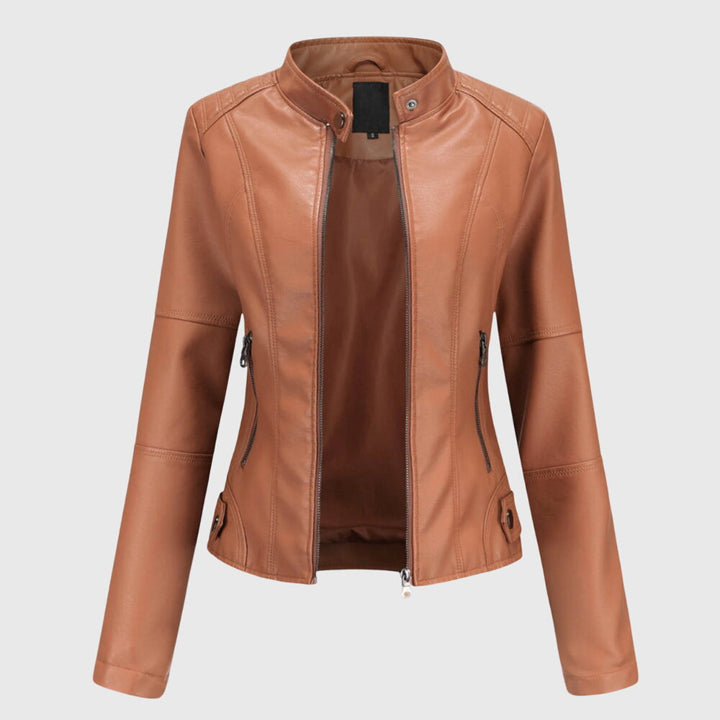 Giorgina™ - Veste en Cuir Élégante pour Femmes Henri Lyon