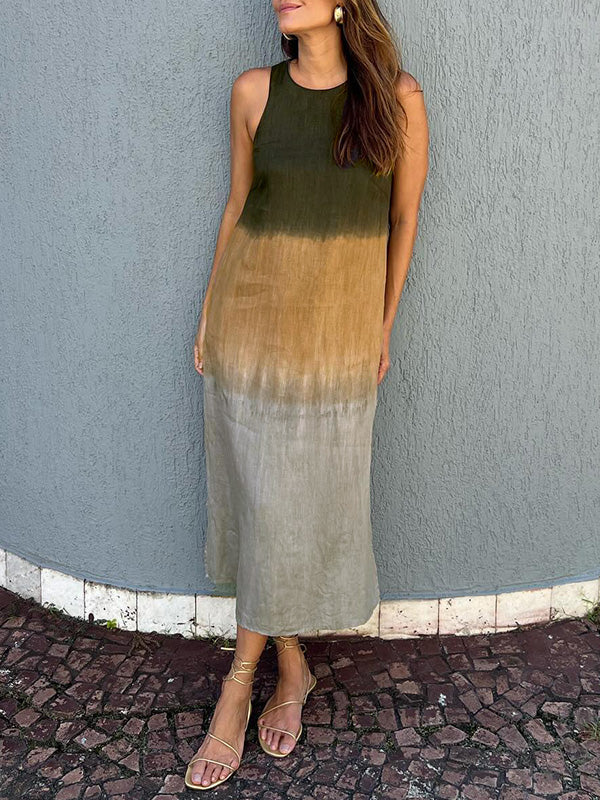 Heather - Robe Gradient Décontractée Henri Lyon