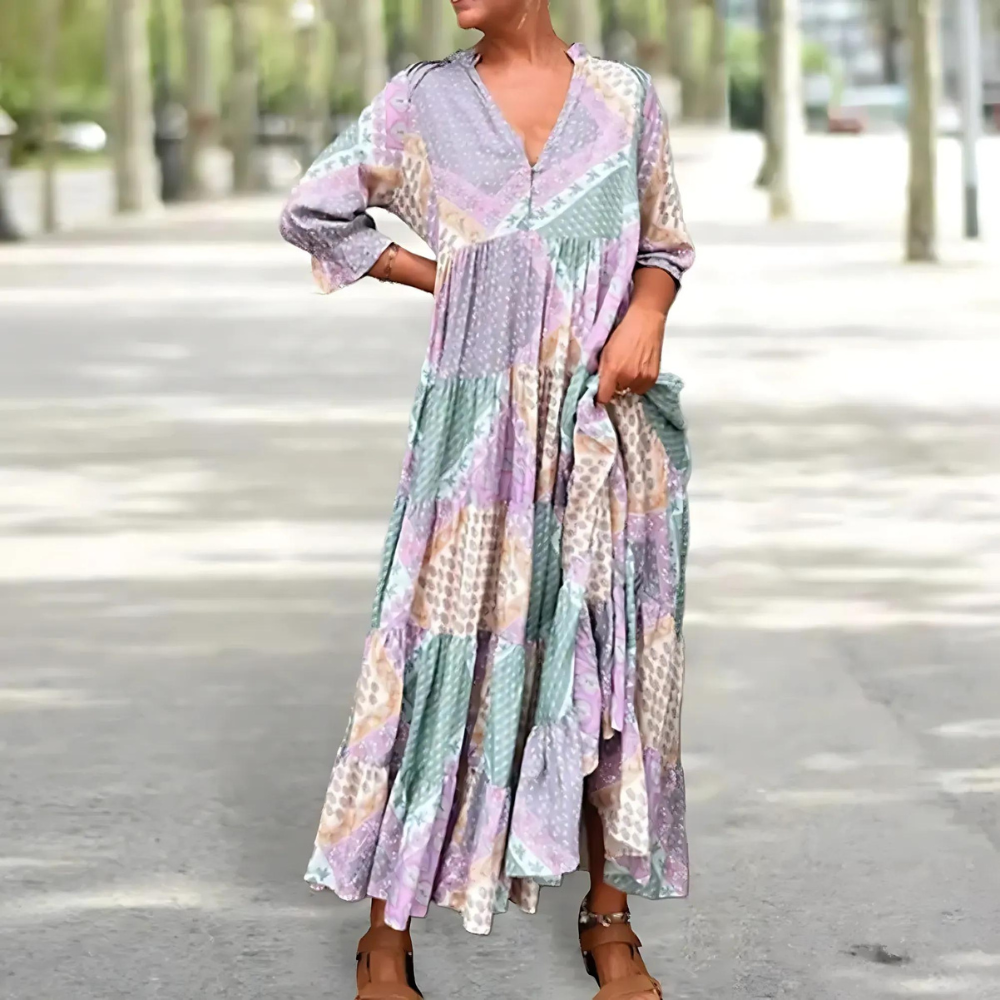 Florentina - Robe Imprimée Élégante Henri Lyon