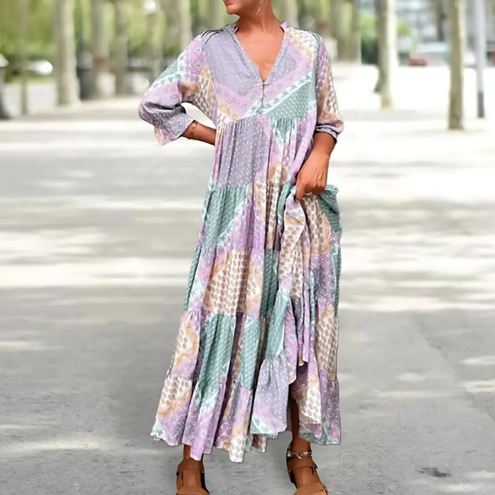 Florentina - Robe Imprimée Élégante Henri Lyon