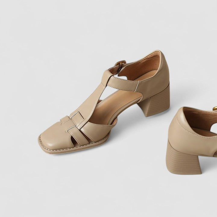Elyxiana | Talons blocs orthopédiques avec bride en T Henri Lyon