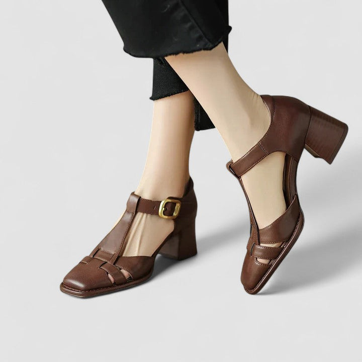 Scarlett – Talons blocs T-Strap orthopédiques Henri Lyon