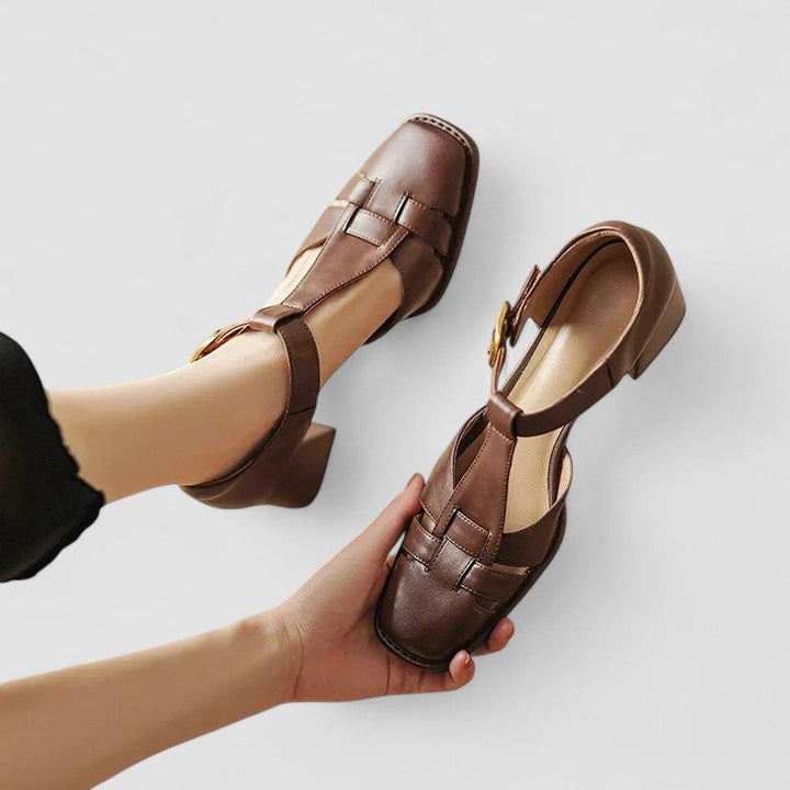 Scarlett – Talons blocs T-Strap orthopédiques Henri Lyon