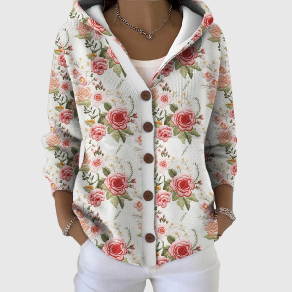 Cardigan Confort à Capuche en Maille Henri Lyon