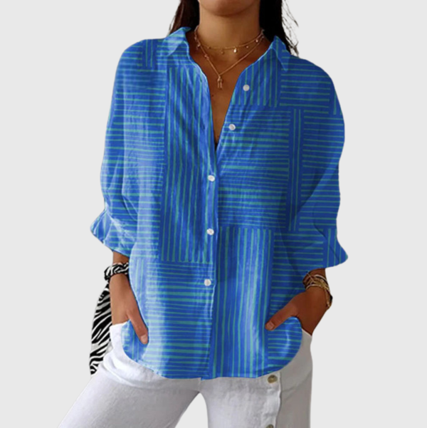 Blouse imprimée légère et colorée Henri Lyon