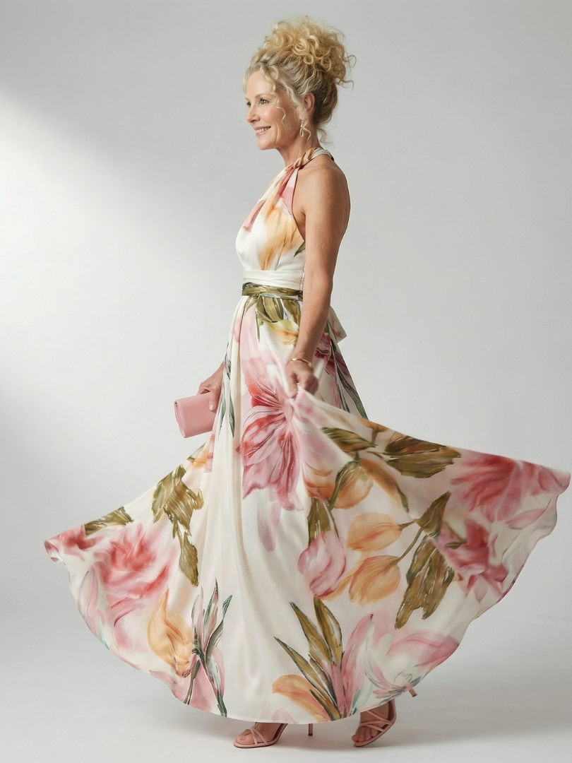 Amiel - Robe Maxi Fleurie Légère Henri Lyon