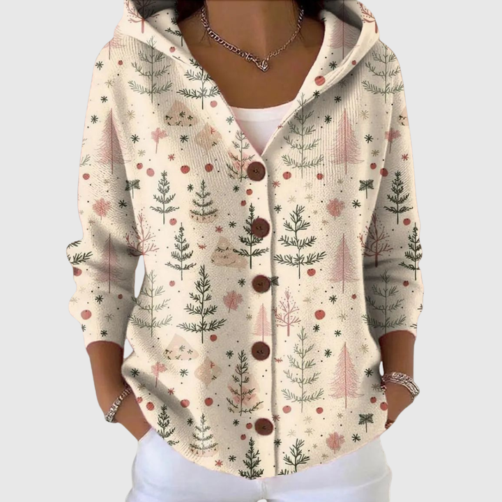 Cardigan Confort à Capuche en Maille Henri Lyon
