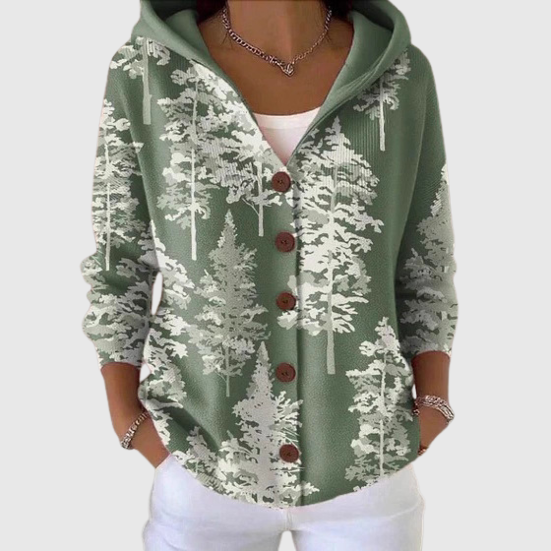 Cardigan Confort à Capuche en Maille Henri Lyon
