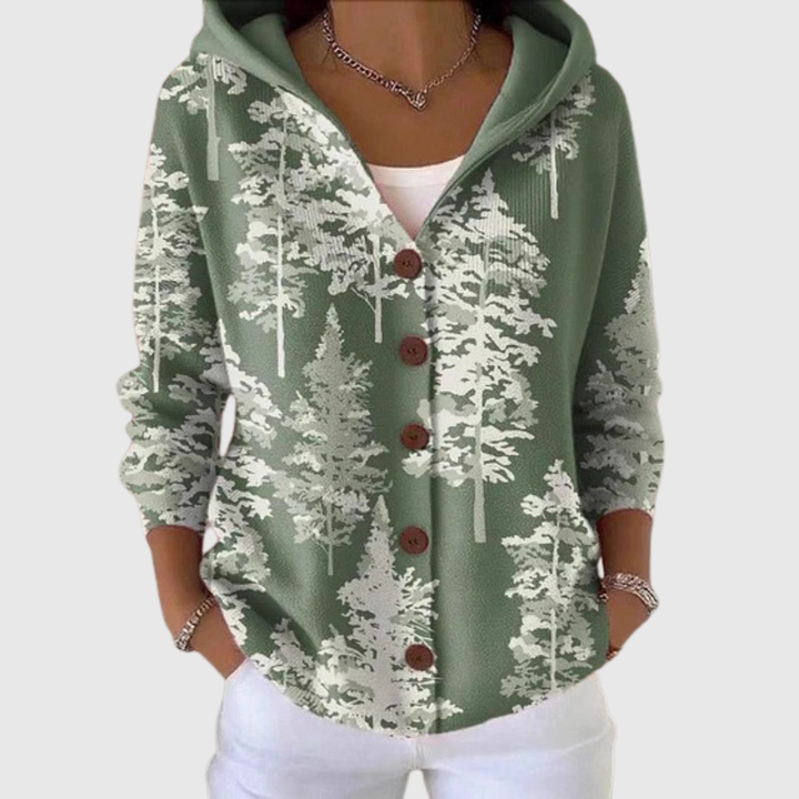 Cardigan Confort à Capuche en Maille Henri Lyon