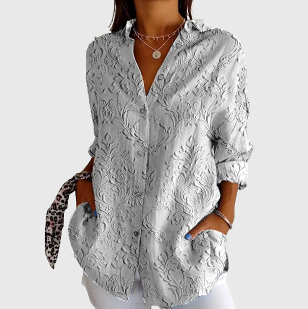 Blouse imprimée légère et colorée Henri Lyon