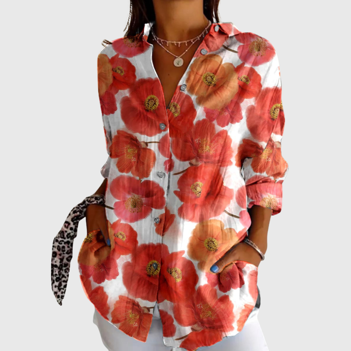Blouse imprimée légère et colorée Henri Lyon