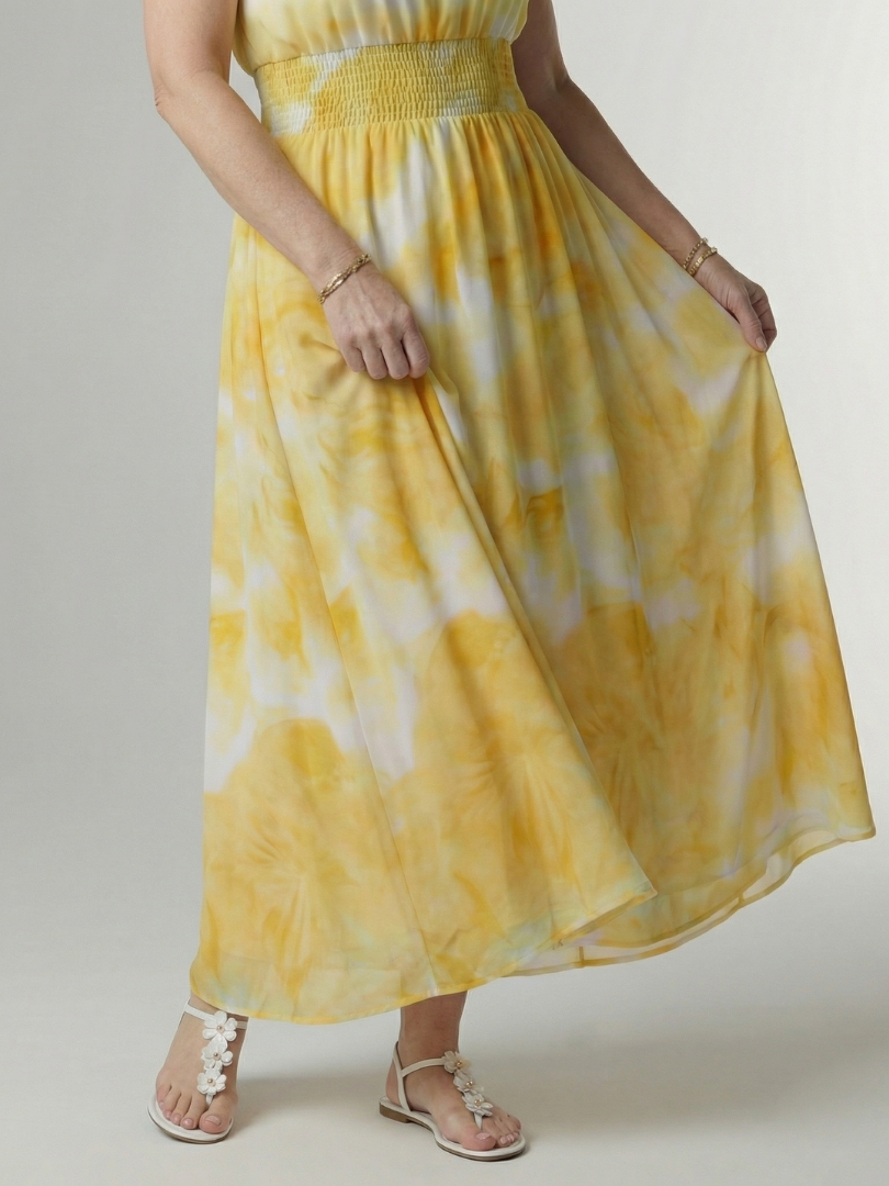 Sylin - Robe Midi à Encolure Halter Rassemblée Henri Lyon